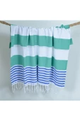 buldanstore Marin Peştemal (YEŞİL) %100 Pamuk 90*180cm. Banyo Havlusu, Plaj Havlusu - 5