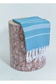 buldanstore Sultan Peştemal (AÇIK MAVİ) %100 Pamuk 90*180cm. Banyo Havlusu, Plaj Havlusu thumbnail 4