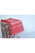 buldanstore Sultan Peştemal (KIRMIZI) %100 Pamuk 90*180cm. Banyo Havlusu, Plaj Havlusu - 4
