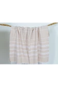 buldanstore Sultan Peştemal (BEJ) %100 Pamuk 90*180cm. Banyo Havlusu, Plaj Havlusu - 4