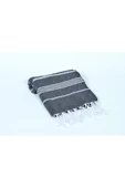 buldanstore Sultan Peştemal (SİYAH) %100 Pamuk 90*180cm. Banyo Havlusu, Plaj Havlusu - 1