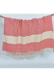 buldanstore Elmas Peştemal Kırmızı) %100 Pamuk 90*180cm. Banyo Havlusu, Plaj Havlusu - 5