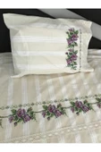 buldanstore Kaneviçe Nevresim Takımı El Işlemeli Tek Kişilik (MOR) - 5