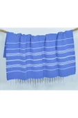 buldanstore Sultan Peştemal (MAVİ) %100 Pamuk 90*180cm. Banyo Havlusu, Plaj Havlusu - 4