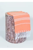 buldanstore Sultan Peştemal (TURUNCU) %100 Pamuk 90*180cm. Banyo Havlusu, Plaj Havlusu - 4