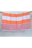 buldanstore Marin Peştemal (TURUNCU) %100 Pamuk 90*180cm. Banyo Havlusu, Plaj Havlusu - 5