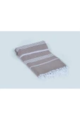 buldanstore Sultan Peştemal (KAHVERENGİ) %100 Pamuk 90*180cm. Banyo Havlusu, Plaj Havlusu - 2