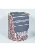 buldanstore Sultan Peştemal (SİYAH) %100 Pamuk 90*180cm. Banyo Havlusu, Plaj Havlusu - 2