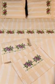 buldanstore Kaneviçe Nevresim Takımı El Işlemeli Çift Kişilik (KIRMIZI) - 2