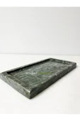 Modestmar Doğal Yeşil Mermer Tepsi  , Verde Guatemala Mermer Tepsi 15x30 - 3