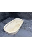 Modestmar Doğal Traverten Mermer Tepsi, Banyo Düzenleyici, Sunum Tabağı - 4