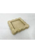 Modestmar Doğal Traverten Mermer Takı Düzenleyici, Organizer, Düzenleyici Kenar Detaylı 12cm - 4