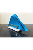 Modestmar Doğal Beyaz Mermer Peçetelik Slim Mrm0043 - 3