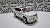 Diecast Model Araç Metal Oyuncak Araba Toyota Land Cruiser Prado 20 Cm Jeep far Stop Işık-seslı - 4