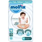 Molfix Premium Ultra Fırsat Paketi 5 Beden 66x3 198 Adet - 1