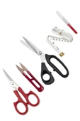 Plastik Saplı Sol El 8 No 20.32 Cm Kumaş Kesim Makası Set JPT-8 - 1