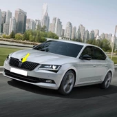 Skoda Superb 2015-2019 Ön Panjur Orta Radar Kapağı 3V0853655 - 1