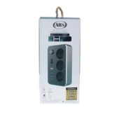 Ars 348763 Termal 3Lü Akım Korumalı Priz 2 Metre Kablo 2x Usb 1x Type-C - 2