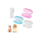 Markapet Kedi ve Köpek Parmak Diş Fırçası 5.5 cm Mavi - 10