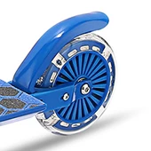 120 mm Silikon Teker, Boy Ayarlamalı Katlanır Metal Scooter - 4