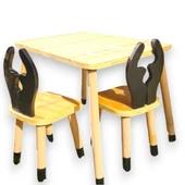 MONTESSORİ ÇOCUK AKTİVİTE MASA SANDALYE SETİ - 4