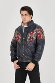 Erkek  Vintage Ceket - Lacivert - 3