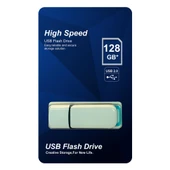 Elba 128GB Plastik Beyaz-Mavi 2.0 USB Flash Bellek - 1