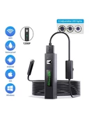 Apprise 8leds USB 10 Metre 1200P Wifili Endoskop Su Geçirmez Hd Yılan Kamera thumbnail 1