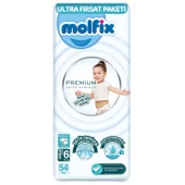 Molfix Premium Ultra Fırsat Paketi 6 Beden 54x4 216 Adet thumbnail 1