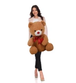 80 cm Kalp Tutan, Oturan Sevimli Peluş Ayı - Sevgiliye Özel HEDİYE thumbnail 10