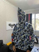 Unisex Pubg Bape Hoodie - Gri - 1