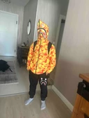 Unisex Pubg Bape  Hoodie - Sarı - 5