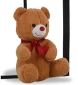 80 cm Kalp Tutan, Oturan Sevimli Peluş Ayı - Sevgiliye Özel HEDİYE thumbnail 11