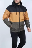 Unisex Kapüşonlu İçi Astarlı Yağmurluk - Siyah - 1