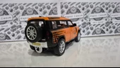 Diecast Model Metal Oyuncak Araba Land Rover Jip Defender Modifiyeli Koleksiyon Jeep 20 cm Suv Turuncu - 4