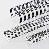 Office Force 5/16'' Siyah 3:1'' (inç) A4 34 Loop Kutu Tel Spiral 100'lü - 3