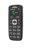 Philips Tuşlu Cep Telefonu 8 Hızlı Arama Tuşu,Type-C Şarj, Radyo ve Bluetooth Özellikli, Siyah - 1