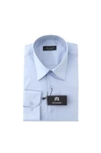 Brianze Açık Mavi Kravat Yaka Slim Fit Gömlek - 6