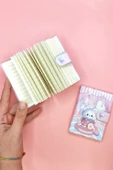 Ayıcık A7 Not Defteri , Çıt Çıtlı Cep Defteri - Pembe - 2