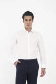 Brianze Beyaz Kravat Yaka Slim Fit Gömlek - 1