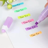 Kalem Fosforlu Kalem Seti işaretleme Kalemi 6 renk - 4