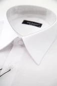 Brianze Beyaz Kravat Yaka Slim Fit Gömlek - 5