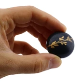 8 Adet Asya Kulp Siyah Polimer Düğme Kulp Mantar Mobilya Mutfak Dolabı Çekmece Kulbu Kulpları thumbnail 3