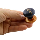 8 Adet Asya Kulp Siyah Polimer Düğme Kulp Bakır Tabla Mobilya Mutfak Dolabı Çekmece Kulbu Kulpları thumbnail 3