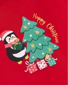 Kız Bebek Tütülü Ponponlu Yılbaşı Takımı - 8