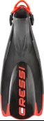 Cressi Maui Fins Div-Cen Palet, Siyah/Kırmızı, L/XL 43-47 - 2