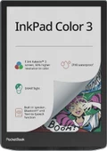 PocketBook InkPad Color 3 E-Kitap Okuyucu | 7.8'' Renkli E-Ink | Ayarlanabilir Akıllı Işık | Sesli Kitaplar ve Metinden Sese | Dahili Hoparlör | Stormy Sea - 1