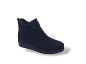 Zerhan 840 Kadın Siyah Fermuarlı Büyük Numara Bot 41 42 thumbnail 4