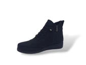 Zerhan 840 Kadın Siyah Fermuarlı Büyük Numara Bot 41 42 thumbnail 3