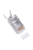 Hqspeed Metal Cat7 Plug Konnektör Jak (25 Adet) - 1